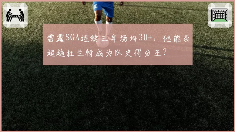 雷霆SGA连续三年场均30+,他能否超越杜兰特成为队史得分王?